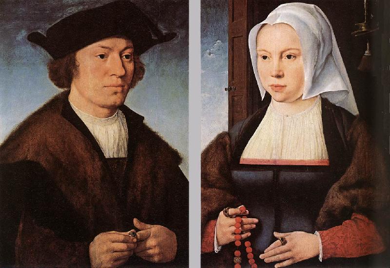 CLEVE, Joos van Portrait of a Man and Woman dfg